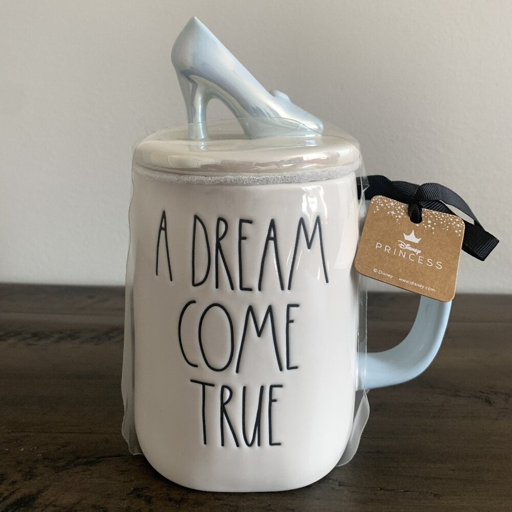 Rae Dunn Disney Princess Cinderella "A DREAM COME TRUE" Castle Mug